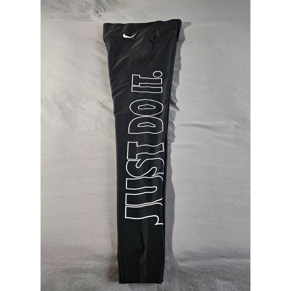 Nike Dri Fit Just Do It 2 PC Set Leggings & Cross Back Sport Bra Womens XS Gym - Picture 8 of 14